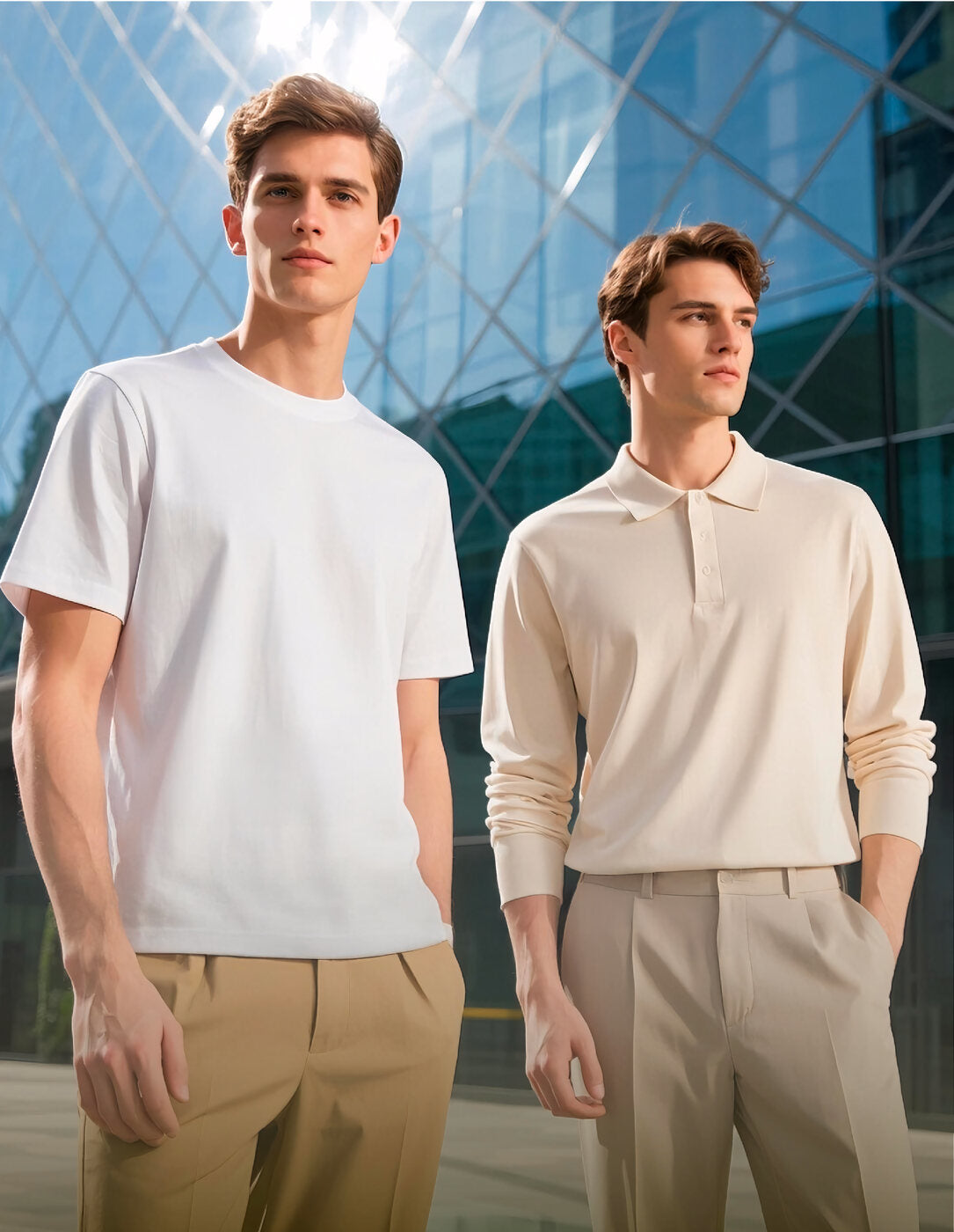 Dressed for the life he <em>leads</em>.